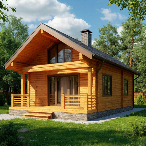 Проект дома до 150 м2 из бруса